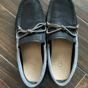 UGG Men's Karson Driving Slip-On Black Loafers Size 11